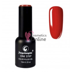 Oja semipermanenta FSM, ONE STEP Color UV/LED 10ml Cod 168 Red Berry